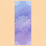 Discover a new dimension of your yoga practice with this foldable travel yoga mat, thoughtfully crafted from premium natural rubber - blue