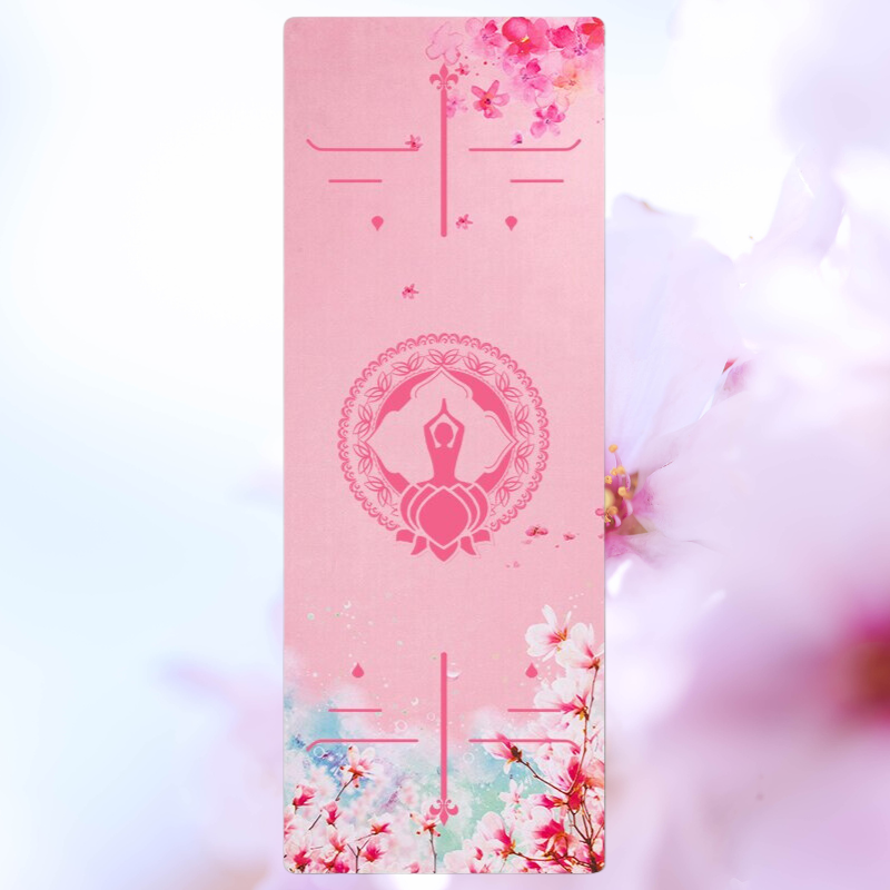 Discover a new dimension of your yoga practice with this foldable travel yoga mat, thoughtfully crafted from premium natural rubber - pink