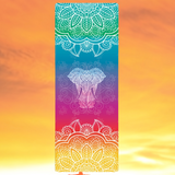 Discover a new dimension of your yoga practice with this foldable travel yoga mat, thoughtfully crafted from premium natural rubber - elephant