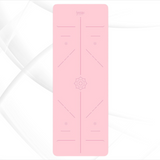 Discover a new dimension of your yoga practice with this foldable travel yoga mat, thoughtfully crafted from premium natural rubber - pink