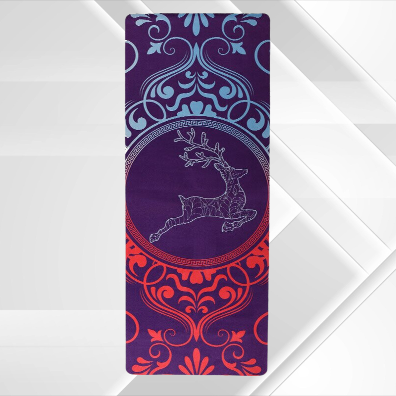 Discover a new dimension of your yoga practice with this foldable travel yoga mat, thoughtfully crafted from premium natural rubber - deer